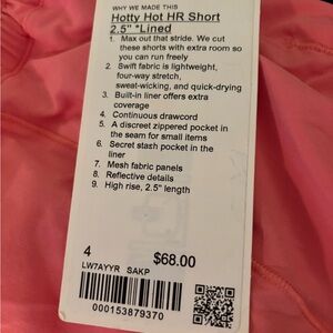 Lululemon Hotty Hot Shorts
